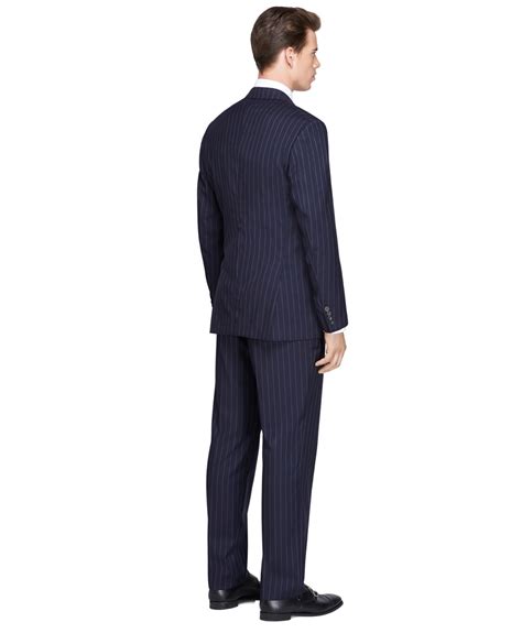 Lyst Brooks Brothers Regent Fit Navy Bold Stripe Three Piece