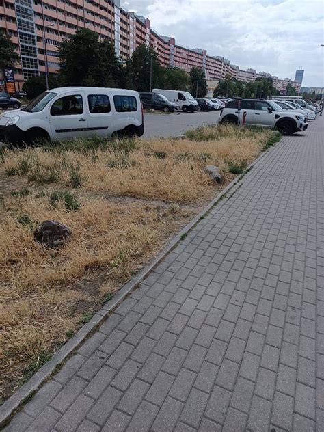 Pe En Podziw Dla Kierowc W Parkuj Cych Na Wje Dzie Na Parking Godz