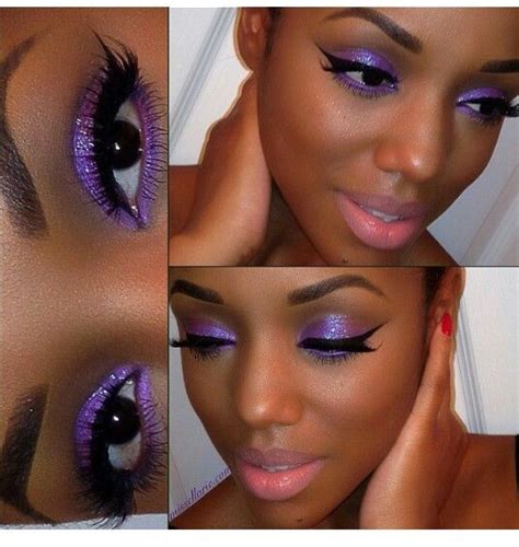 Glitter Purple Purple Eye Makeup Purple Makeup Purple Makeup Looks