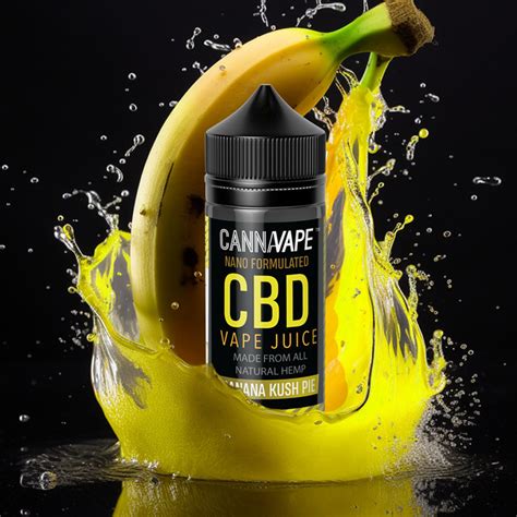 Banana Kush Pie Cbd Vape Juice E Liquid Cannavape Hemp Products