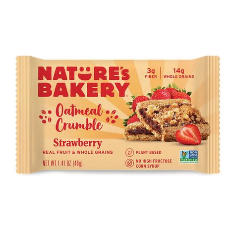 Natures Bakery Oatmeal Crumble Bar Strawberry Foodland