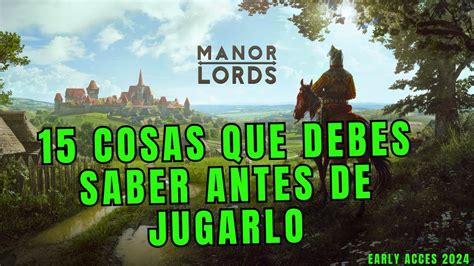 MANOR LORDS TODOS LOS DETALLES DEL MEJOR JUEGO DE ESTRATEGIA EN 2024