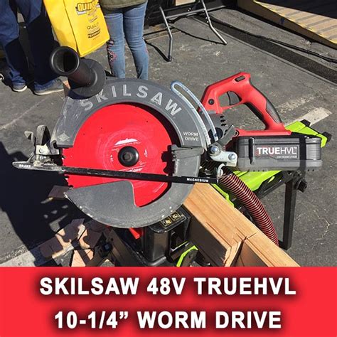 SKILSAW 10-1/4" Cordless Worm Driver Saw Preview - Tool Box Buzz Tool ...