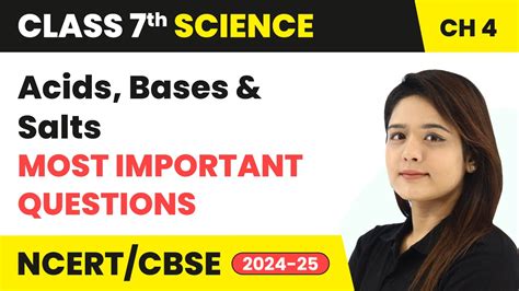 Acids Bases And Salts Most Important Questions Class 7 Science Chapter 4 Cbse 2024 25