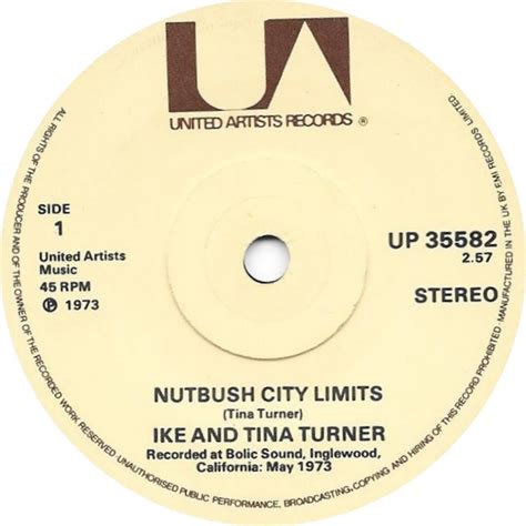 Ike And Tina Turner Nutbush City Limits 1973 Solid Centre Vinyl