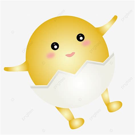 Easter Egg Yellow Vector Png Images Yellow Cartoon Egg Yellow