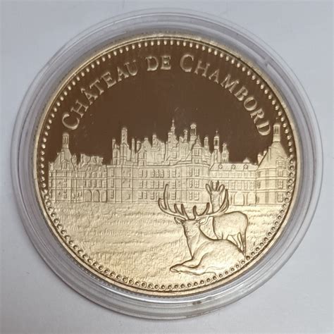 MEDAILLE CHATEAU DE CHAMBORD LES PLUS BEAUX TRESORS DU PATRIMOINE