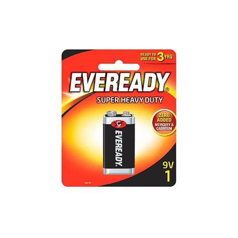 Eveready 9v Super Heavy Duty Battery 1pc