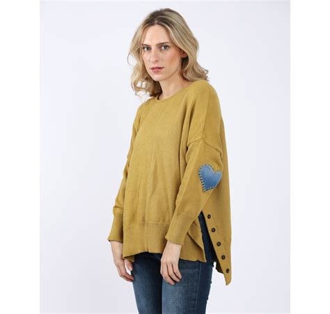 Clothing And Shoes Tops Sweaters And Cardigans Pullovers Shannon Passero Heart Elbow Patch