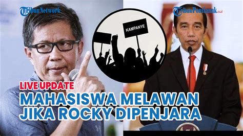 Mahasiswa Akan Melawan Jika Rocky Gerung Dipenjara Bareskrim Polri