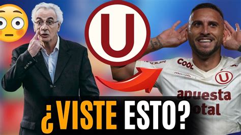 Universitario Plant N Urgente Mira Esto Futbol Peruano Liga