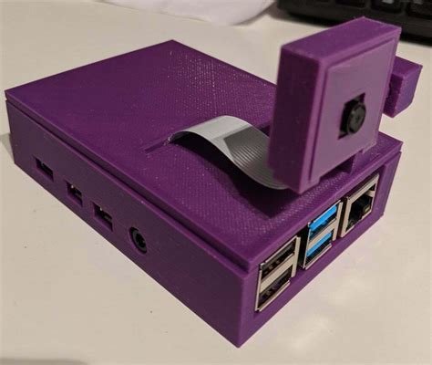 Free Stl File Case For Raspberry Pi 4 And Pi Camera・3d Printer Model To Download・cults