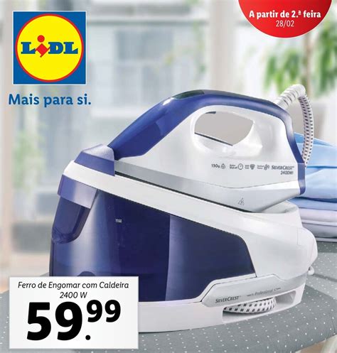 Promoção Ferro de Engomar Caldeira 2400W em Lidl