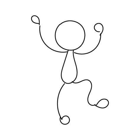 Funny Stickman hand drawn style for print 36379888 Vector Art at Vecteezy