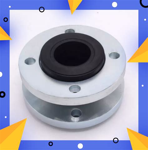 Rubber Expansion Joint Single Sphere Bellow Flange Is Ansi