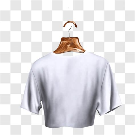 Baixe Camiseta Branca Em Cabide De Madeira Png Creative Fabrica