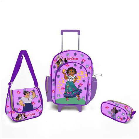 Kit De Mochila Escolar Personalizada Encanto Elo