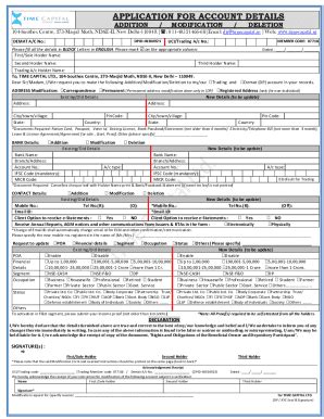 Fillable Online Account Details Updation Form Fax Email Print Pdffiller