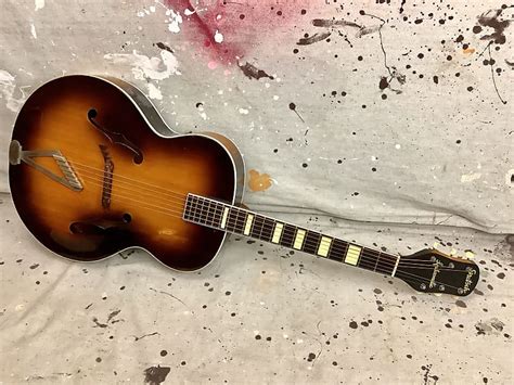 1950s Gretsch Synchromatic 100 Archtop Acoustic Guitar Reverb