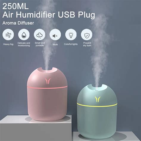 Humidificador De Aire Usb De Gran Capacidad Difusor De Aire Port Til