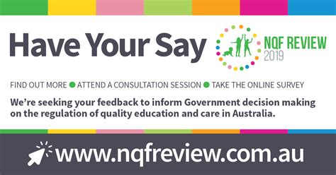 Share Your Feedback On The National Quality Framework Australian