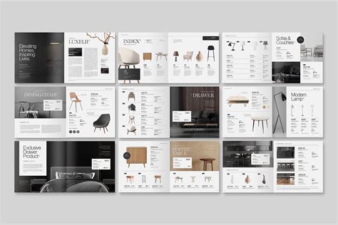 Square Product Catalog Brochure Template Brandpacks