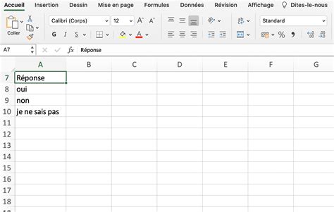 Cr Er Une Liste D Roulante Sur Le Tableur Excel Tutoriel