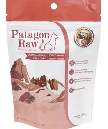 Snack Para Gato Patagon Raw Gato Salm N Grs