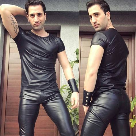 Guys In Leather Pants Mens Leather Pants Leather Pants Leather