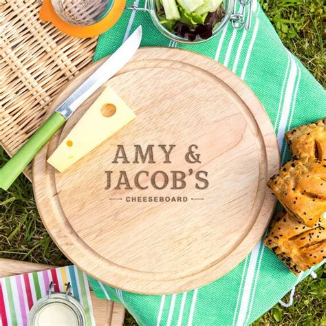 Personalized Wooden Bread Board Personalised Engagement | Etsy