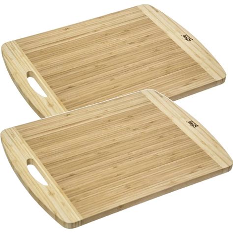 X Stuks Snijplank Met Handvat X Cm Van Bamboe Hout Snijplanken