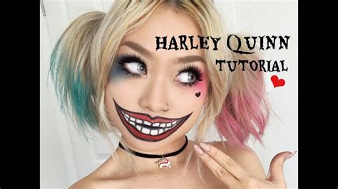 Halloween Harley Quinn Makeup Tutorial 2 Ways Youtube