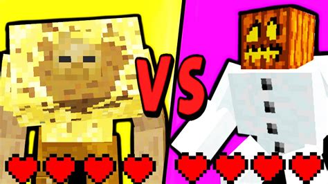 Mutant Husk Vs Mutant Snow Golem Battle In Minecraft Youtube