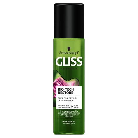 Gliss Bio Tech Restore Ekspresowa odżywka do włosów delikatnych 200 ml