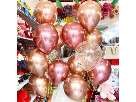 Chrome Metallic Rose Gold Balloons For Party 50pcs 12 Inch Etsy