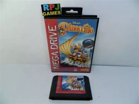 Pinocchio Original Tectoy P Mega Drive Loja Fisica Rj MercadoLivre