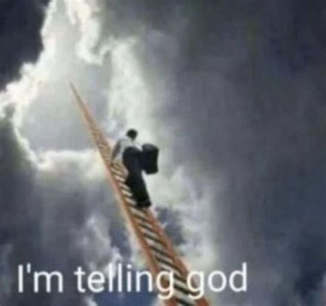 Im Telling God Meme Generator