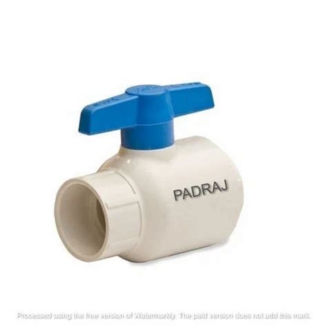 Padraj CPVC Ball Valve For Water Size 20MM At Rs 26 Piece In