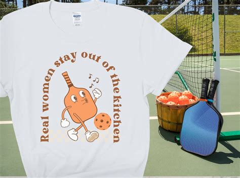 Retro Pickleball Player Shirt Pickleball Womans Shirt Pickle Etsy