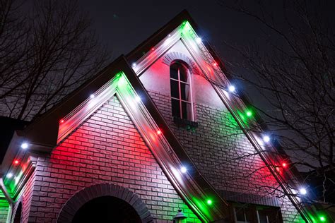 Permanently Installed LED Christmas Lights for Year-Round fun