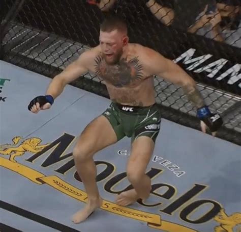 Conor Mcgregor Leg Break The Moment Ufc Star Watched It On Big Screen