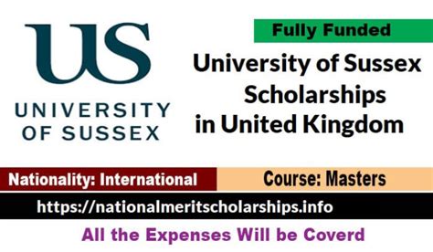 University Of Sussex Scholarships 2023 24 In United Kingdom [funded]