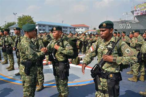 Pangdivif 1 Kostrad Sambut Satgas Pamtas RI PNG Republika Online