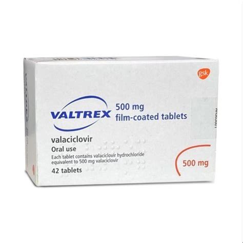 500mg Valtrex Valacyclovir Tablet 42 Tablets At Best Price In Nagpur