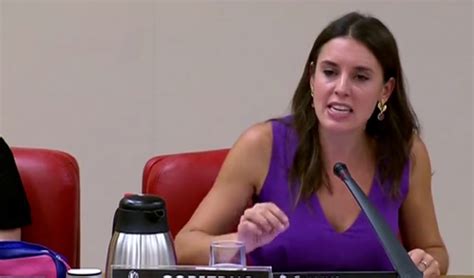 Las Pol Micas Palabras De Irene Montero Sobre El Consentimiento Sexual