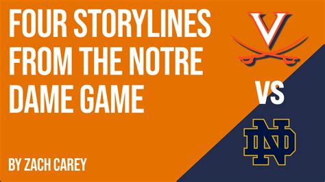 Four Storylines From The Notre Dame Game Locker Room Access Virginia