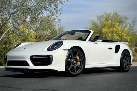 mile  porsche  turbo  cabriolet  sale  bat auctions