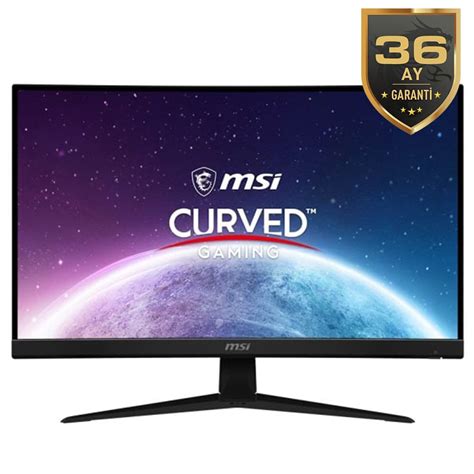 MSI G27C4 E3 27 inç 180Hz 1ms Full HD Adaptive Sync VA Kavisli Gaming