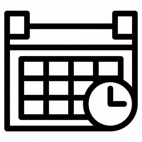 Schedule Calendar Time Icon Download On Iconfinder