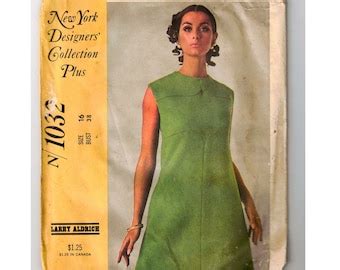 Sewing Needlecraft Vintage S Vogue Paris Original Balmain Mod